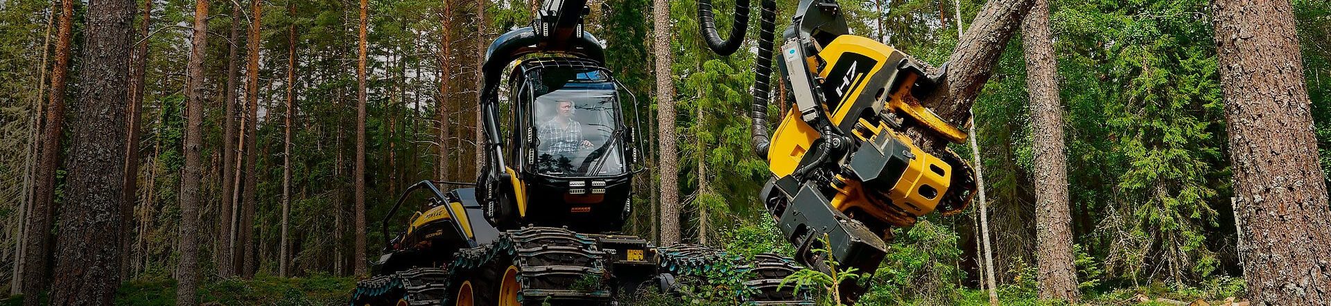 Banner Veracel Operador de Máquinas Florestais